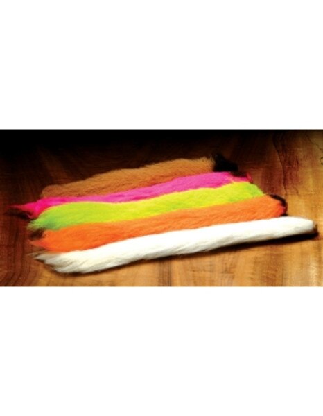 Hareline Dubbin Calf Tail in Chartreuse